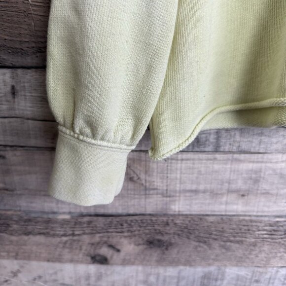 Rails Reeves Blue Mint Dip Dye Sweatshirt Size Medium Womens Ombre Gradient - Picture 4 of 10